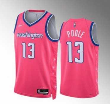 Men's Washington Wizards #13 Jordan Poole Pink Cherry Blossom City Edition Limited Stitched Basketball Jersey Dzhi,We sell and wholesale Men's Washington Wizards #13 Jordan Poole Pink Cherry Blossom City Edition Limited Stitched Basketball Jersey Dzhi on line form chian!
